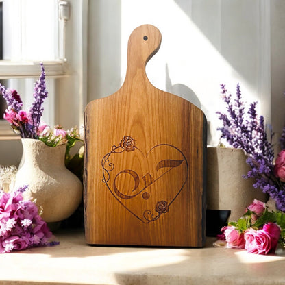 Charcuterie Artisan Natural Olive Board [Love]