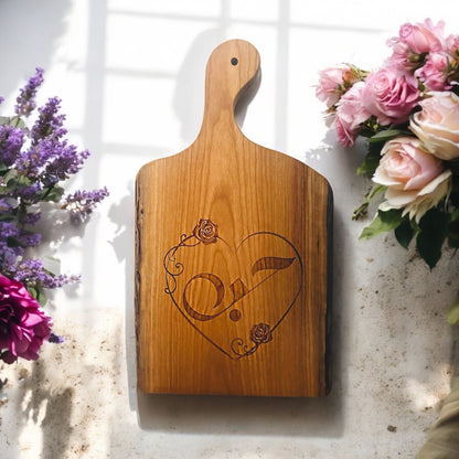 Charcuterie Artisan Natural Olive Board [Love]