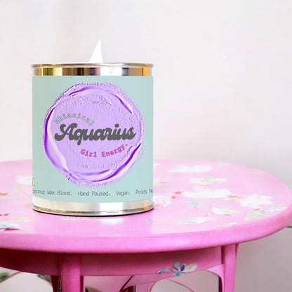 Zodiac [Aquarius] Bougie Parfumée Candle 454g