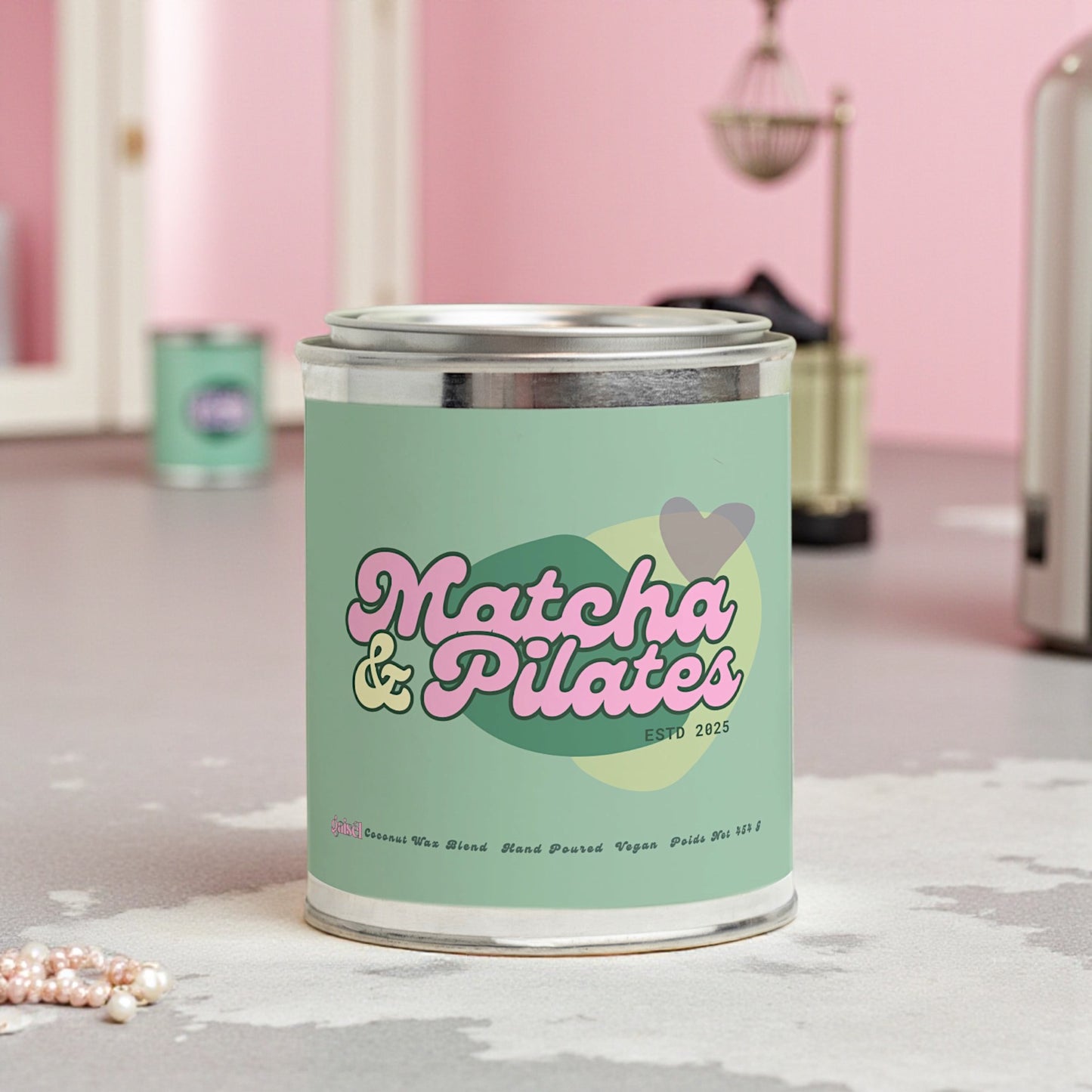 [Matcha & Pilates N°1] Bougie Parfumée Candle 454g