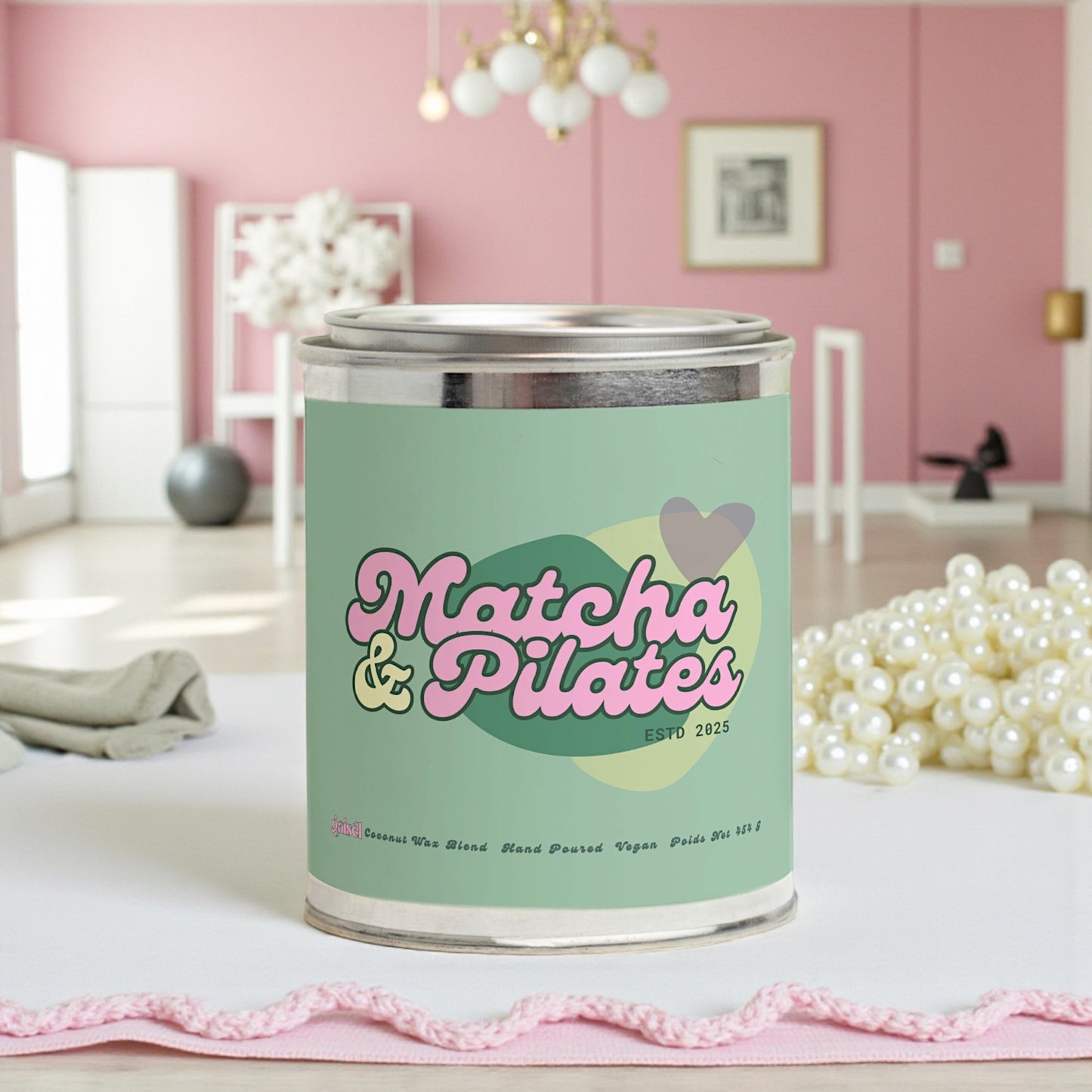 [Matcha & Pilates N°1] Bougie Parfumée Candle 454g