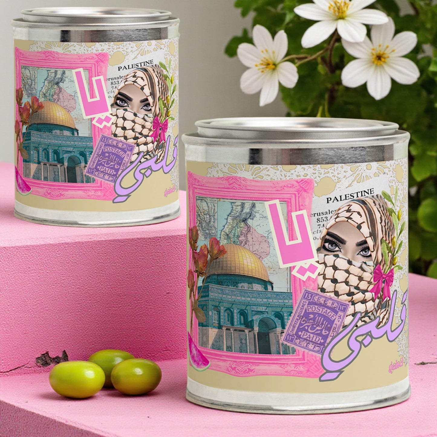 [Mirage N°1 Palestine] Bougie Parfumée Candle 454g