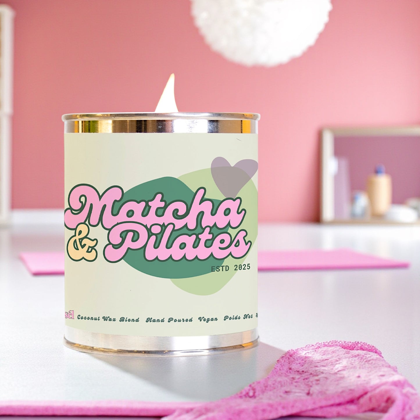 [Matcha & Pilates N°2] Bougie Parfumée Candle 454g